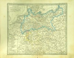 Mapa – Nemecko, prehľad politického rozdelenia