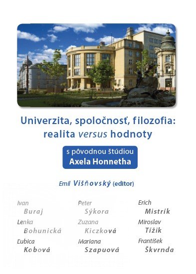 Univerzita, spoločnosť, filozofia: realita versus hodnoty